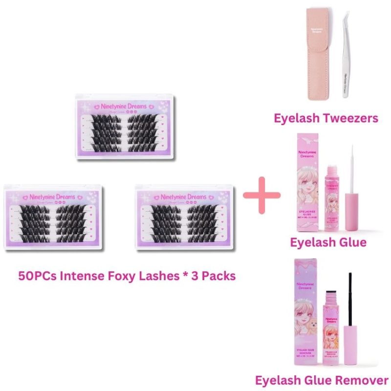 50PCs Intense Foxy Lashes - Ninetynine Dreams