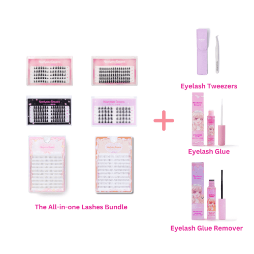 The ALL-IN-ONE Eyelashes Bundle (510PCs) - Ninetynine Dreams