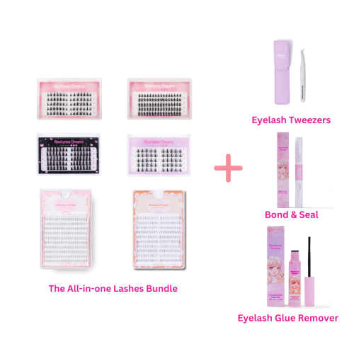 The ALL-IN-ONE Eyelashes Bundle (510PCs) - Ninetynine Dreams