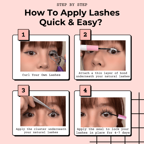 Step by Step Lash Application Guide Quick Easy