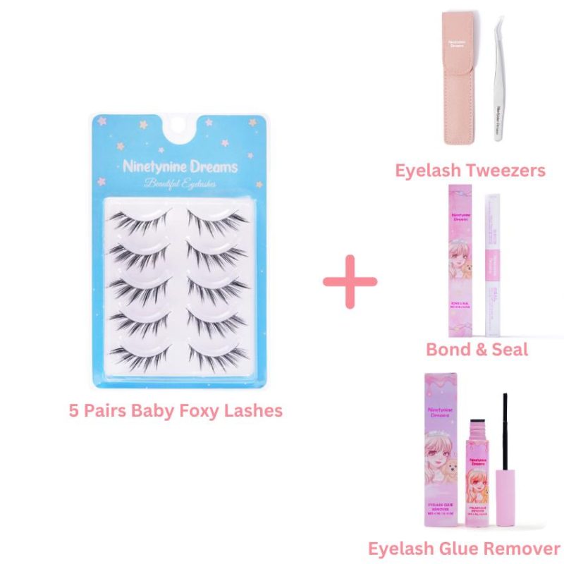 5 Pairs Baby Foxy Lashes - Ninetynine Dreams