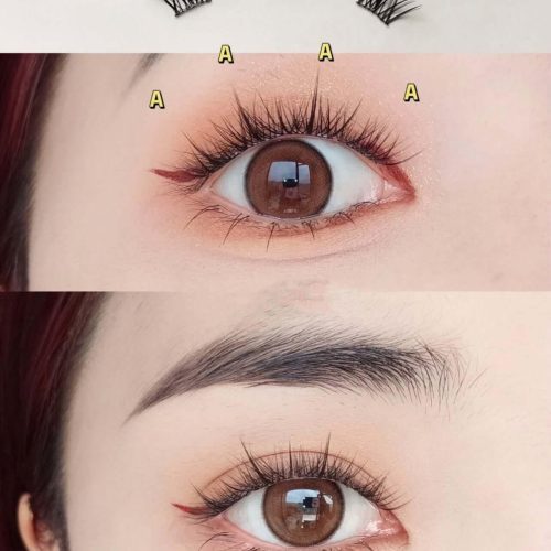 ninetynine dreams 100pcs easy three steps lashes close up view