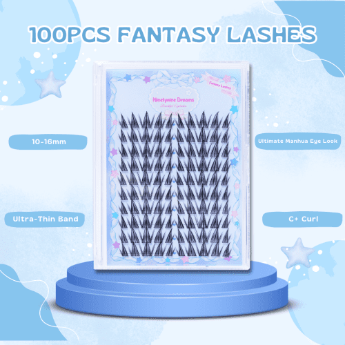 ninetynine dreams 100pcs fantasy lashes dramatic spiky eye look