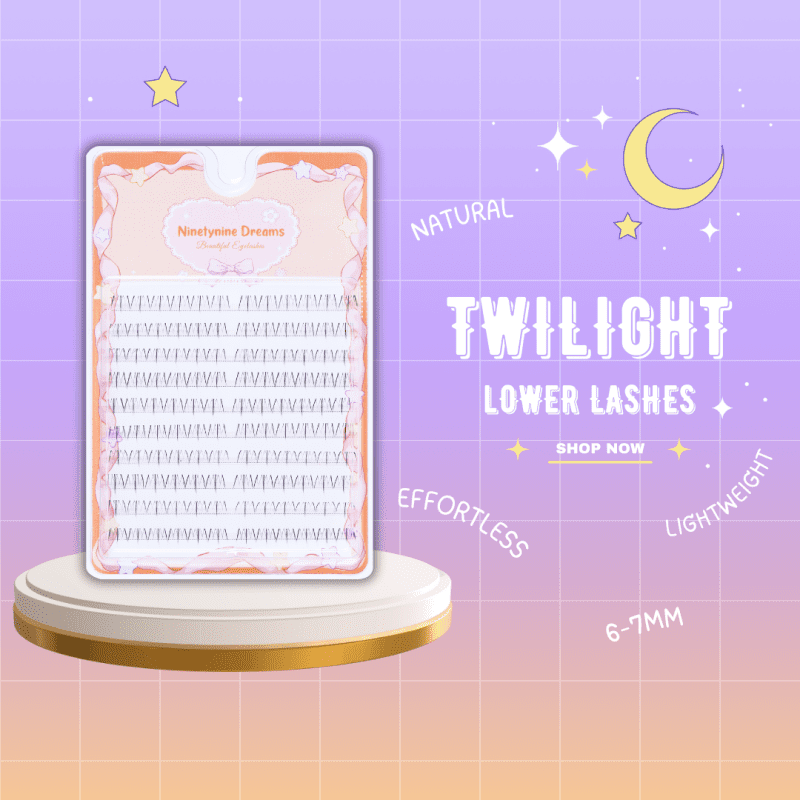 ninetynine dreams 120pcs twilight lower lashes poster