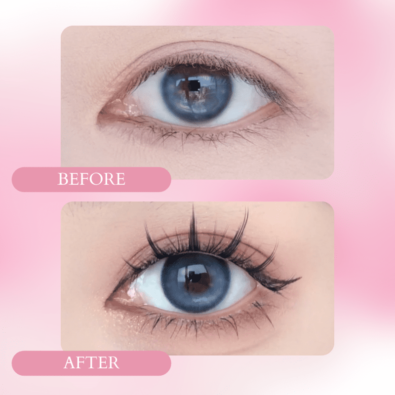 ninetynine dreams 5 pairs fairy lashes before after