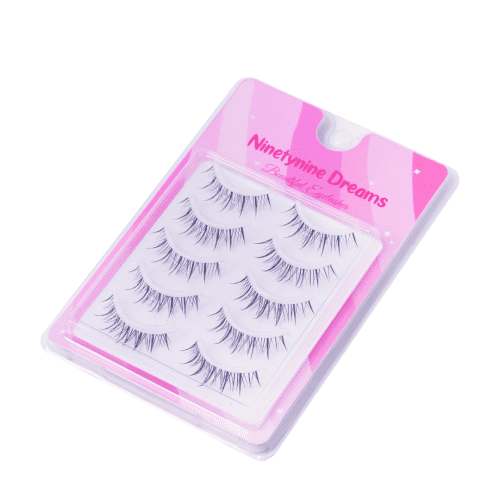 ninetynine dreams 5 pairs natural false lashes topview