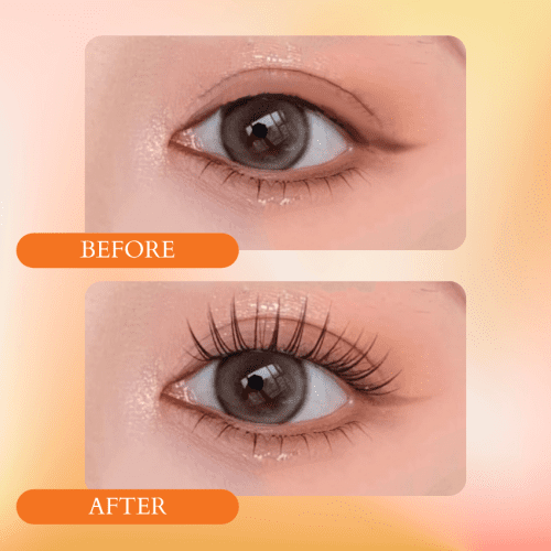 ninetynine dreams 60pcs idol lashes before after